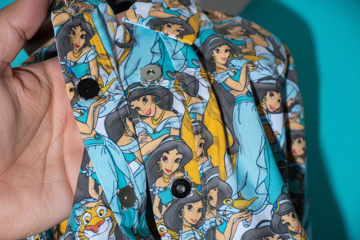 Magnetic Button-Up Shirt for Kids – Easy On, Easy Off