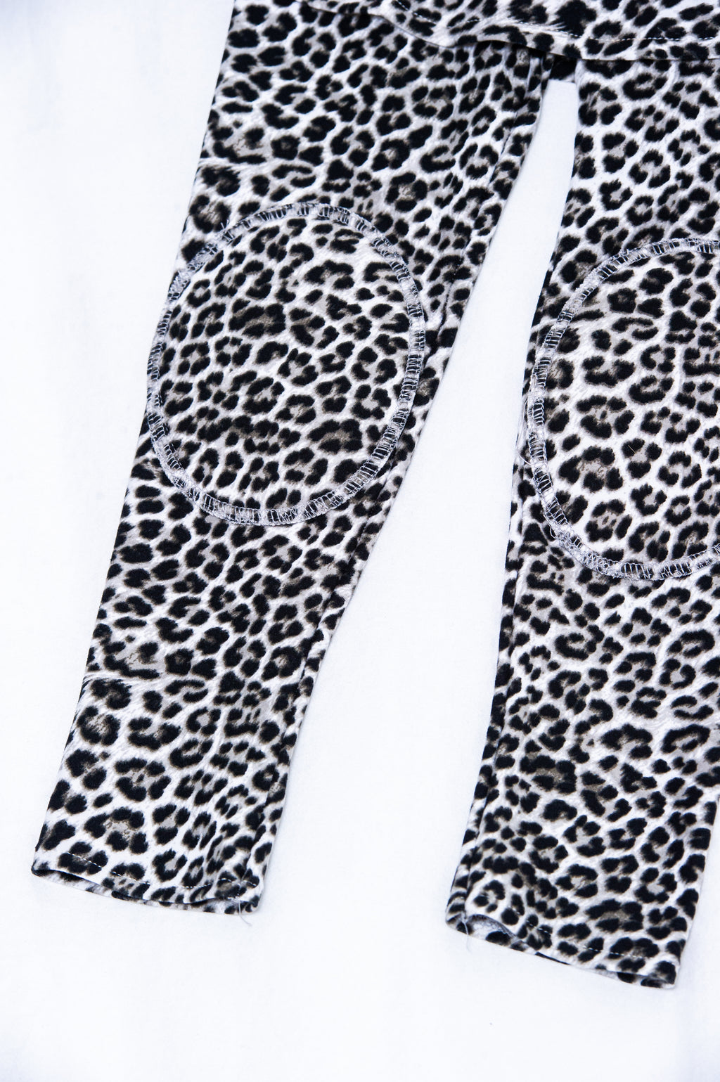 Reinforced Knee Leggings for Kids – Leopard Print