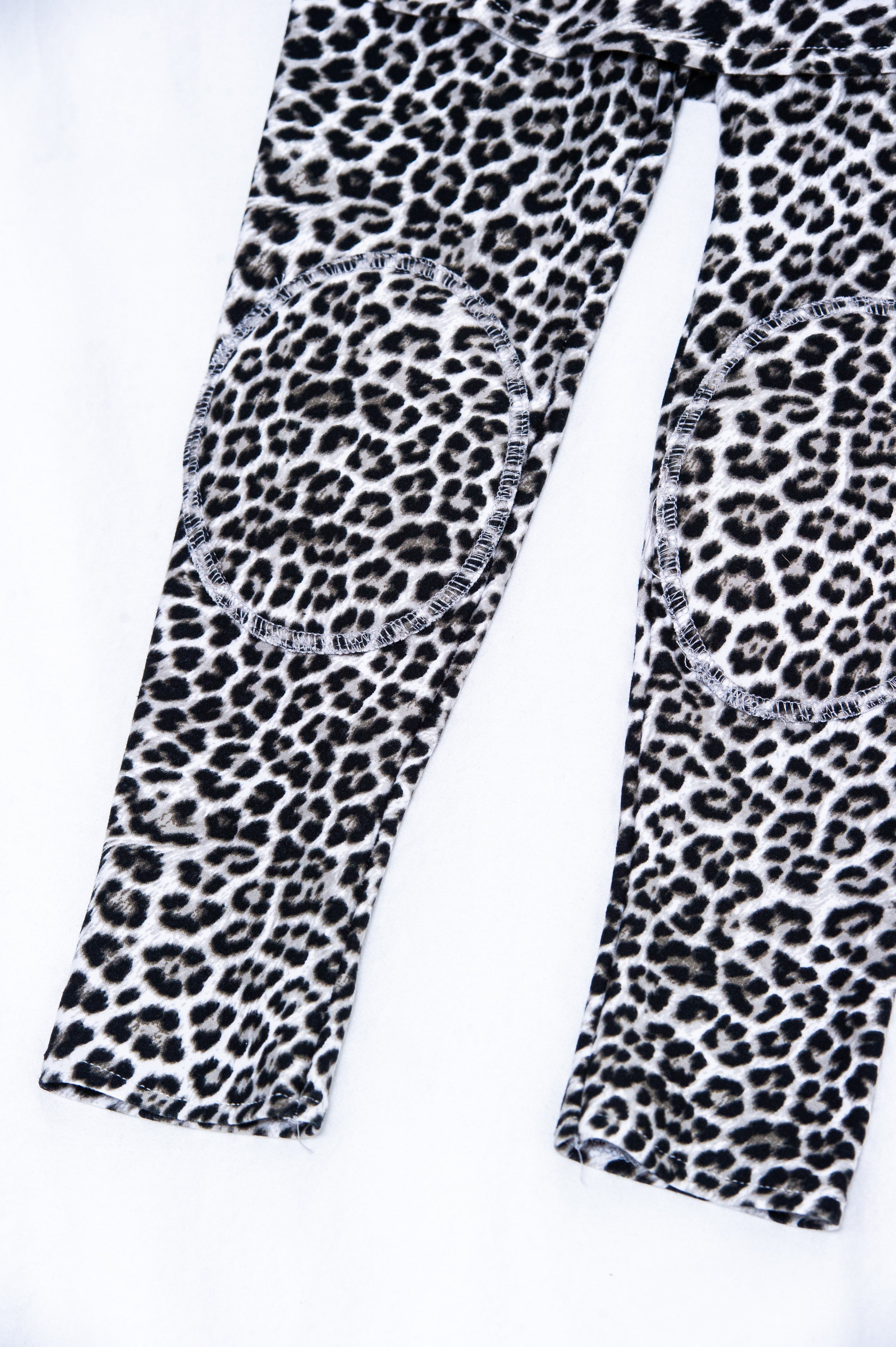 Reinforced Knee Leggings for Kids – Leopard Print