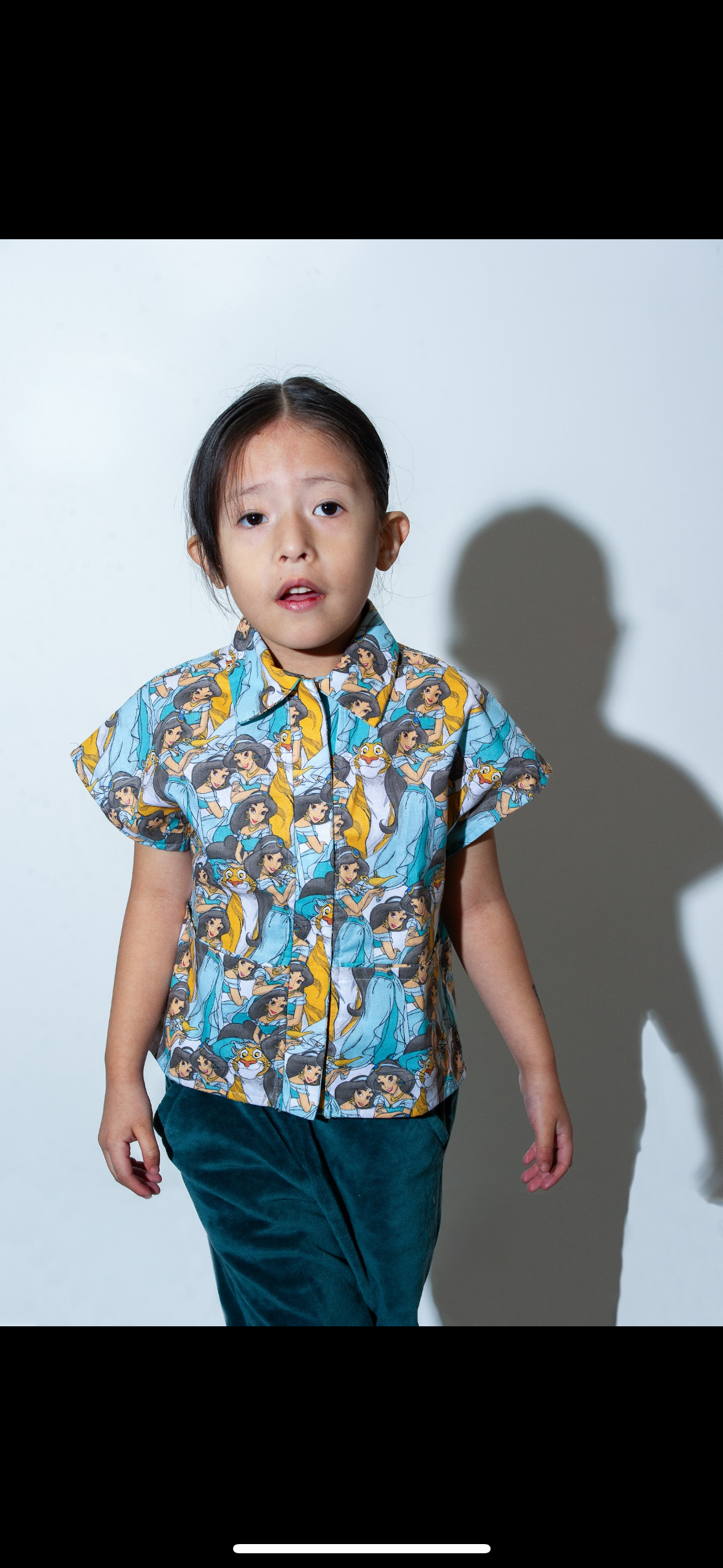 Handmade Superhero Web Hero Kids Button-Up Shirt with matching hat