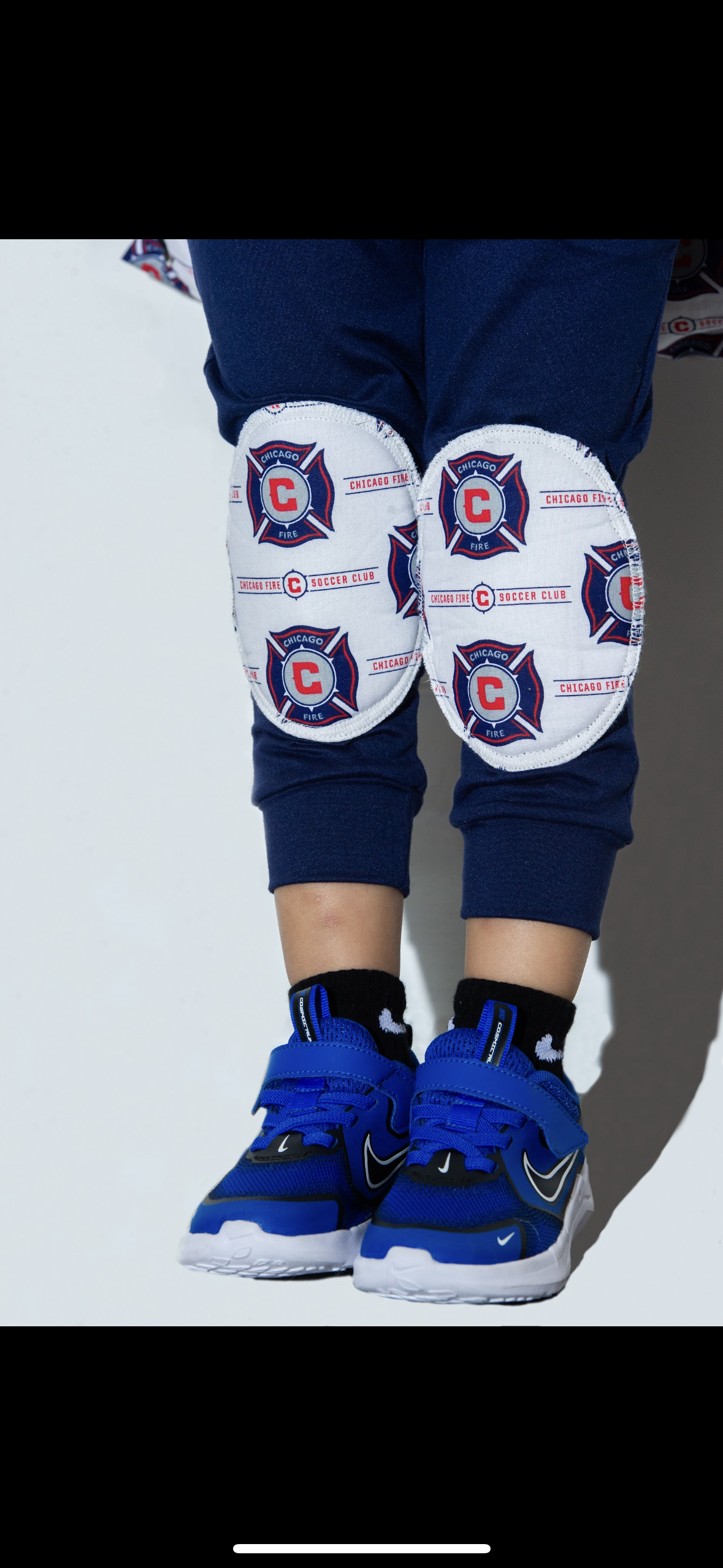 Chicago Fire Kids Reinforced Knee Pants – Handmade Soccer Fan Baby & Toddler Pants