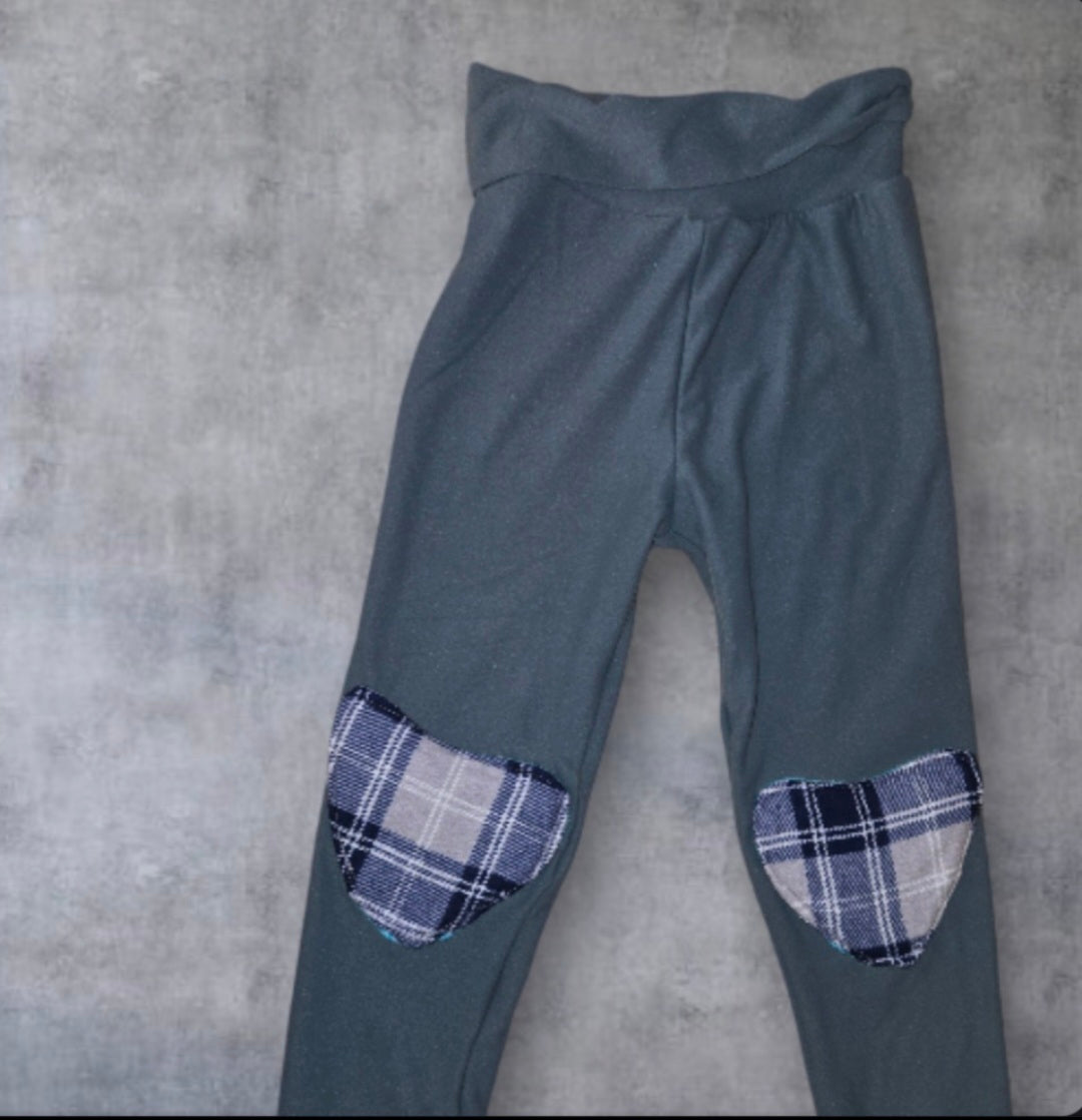 Bravewear Girls’ Leggings – Heart-Knee Design